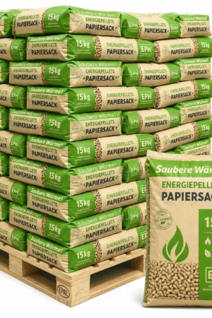 EPH Holzpellets im Papiersack, ENplusA1, 65 x 15kg Palette