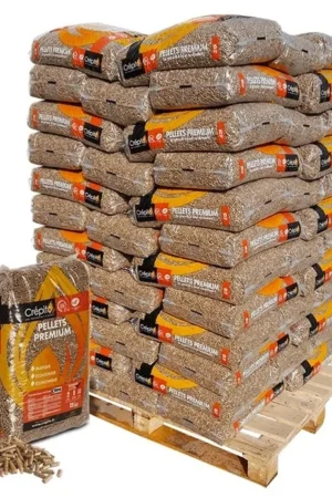 Crépito Premium Holzpellets – 1.080 kg (72 × 15 kg)
