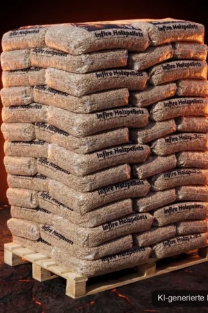 Heizfuxx Holzpellets 6 mm ENplus A1 Palette 975 kg (65 x 15 kg)