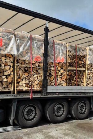LKW Ladung Kaminholz Buche